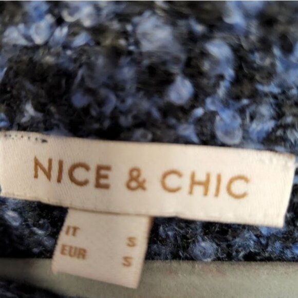 Nice & Chic Mock Neck Sweater Size SMall - Picture 6 of 6